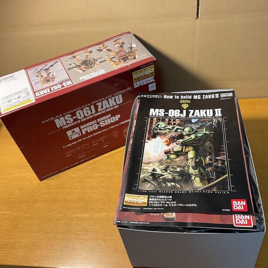 【未開封・未組立】　MG MS-06J ザク Ver.2.0 川口名人Ver. MG 1/100 MS-06J ザクII Ver.2.0 川口名人Ver. プロショップ専用